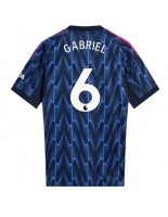 Arsenal Gabriel Magalhaes #6 Venkovní Dres 2025-26 Krátký Rukáv